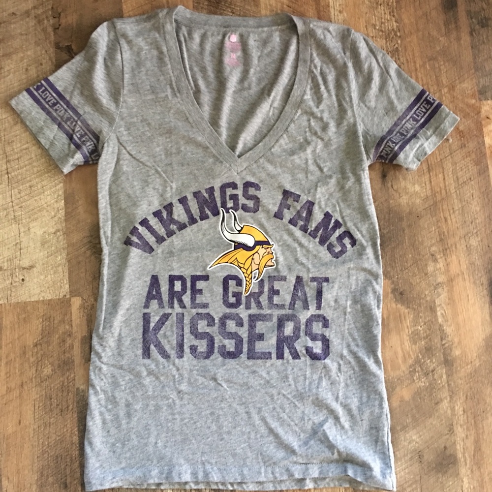 Victoria’s Secret Pink Vikings Football Tee